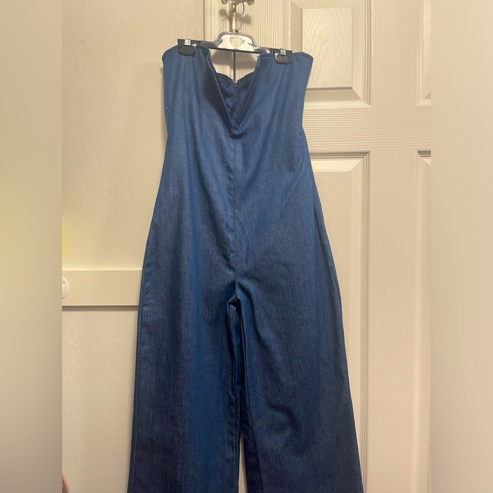 NWT 💙Good American Denim Jumpsuit